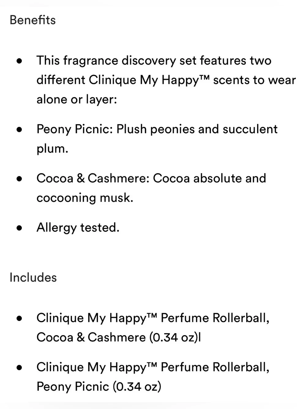 Clinique My Happy Favorites Fragrance Duo Gift Set